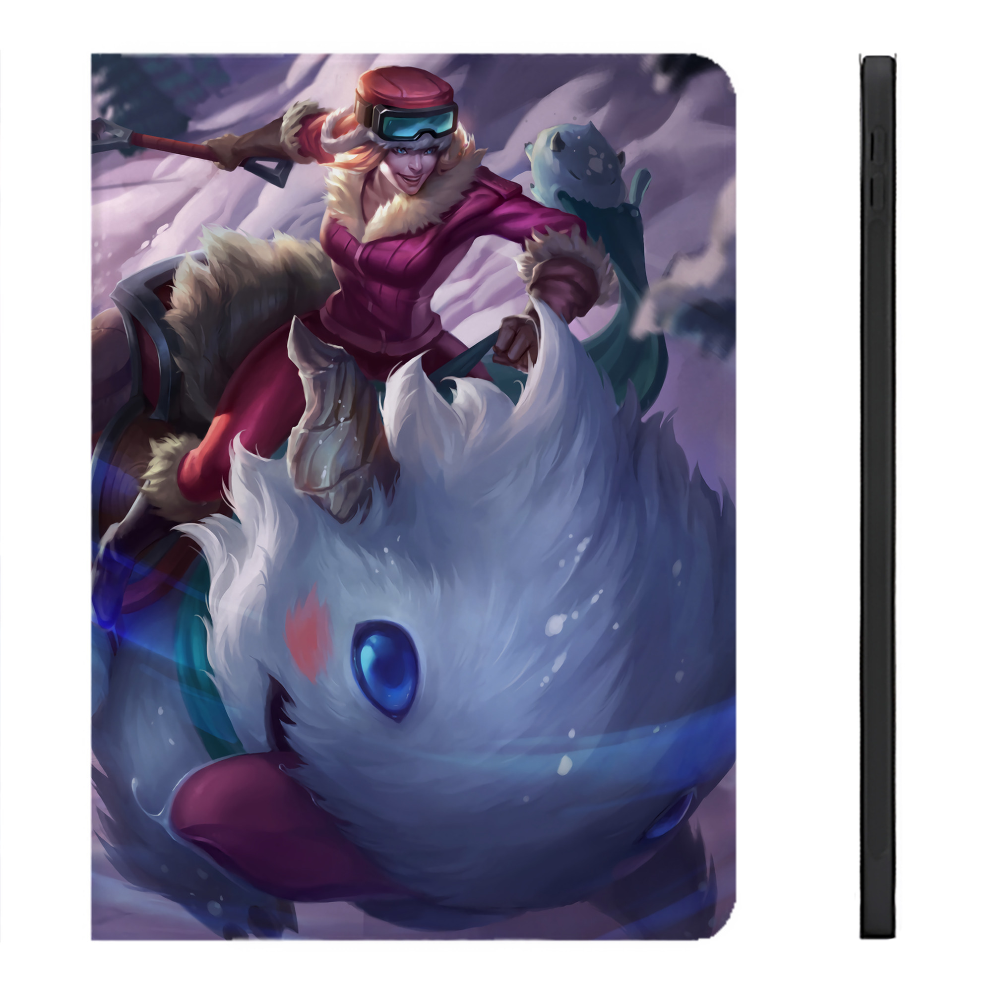 （画像用） リーグ・オブ・レジェンド League of Legends LOL IPadケース ペンホルダー付き ブックスタイルデザイン
